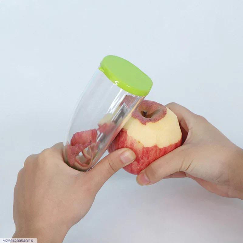 1pcs Bottle Peeler With Sharp Blade With Small Container