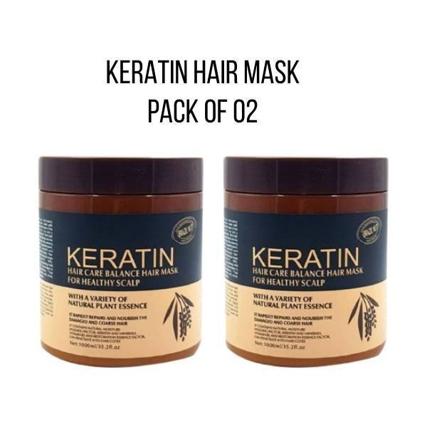 Keratin Hair Mask Treatment, 500ml - Pack Of 1 and 2